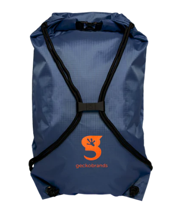 Drawstring WP Backpack - Navy/Orange
