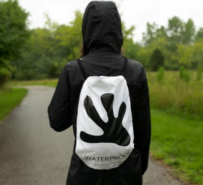 Drawstring WP Backpack - Cardinal/White 3