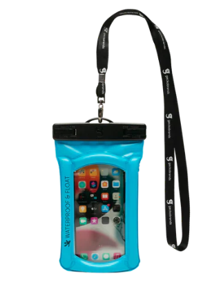 Float Phone Dry Bag - Neon Blue