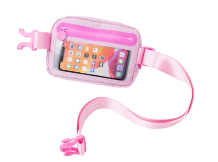 Waterproof Belt Bag Bubble Pink