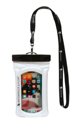 Float Phone Dry Bag - White