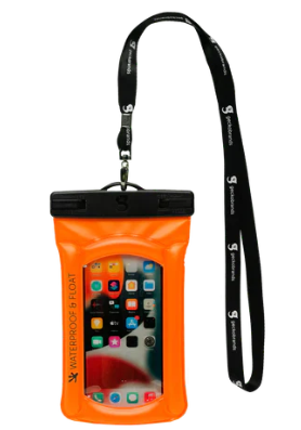 Float Phone Dry Bag - Orange