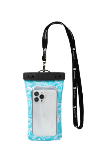 Waterproof Float Phone Dry Bag, Teal Margaritaville Toss