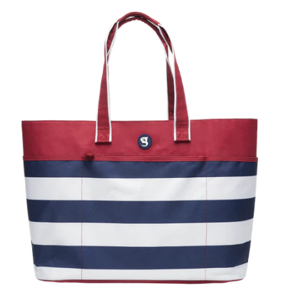 Beach Tote - Red/White/Blue