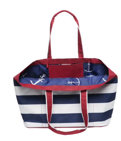 Beach Tote - Red/White/Blue 3
