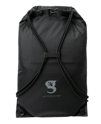 Drawstring WP Backpack - Black / Grey