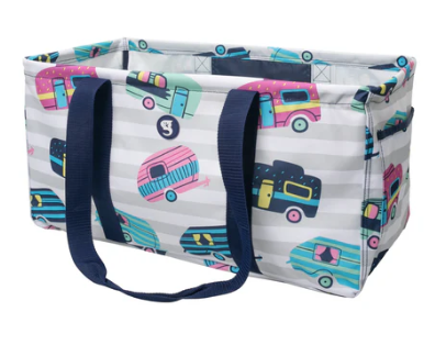 Large Utility Tote - Camper Stripe