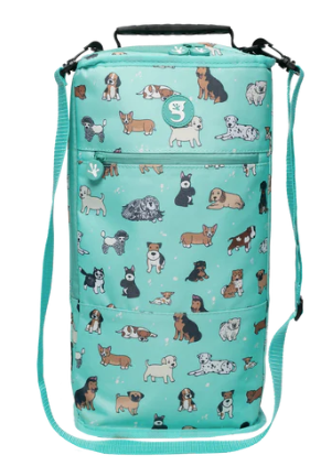 Verticool 9 Can Cooler - Teal Summer Dogs