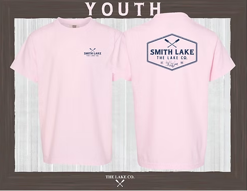 The Lake Company - Smith Lake Youth Crossed Oar Tees 3