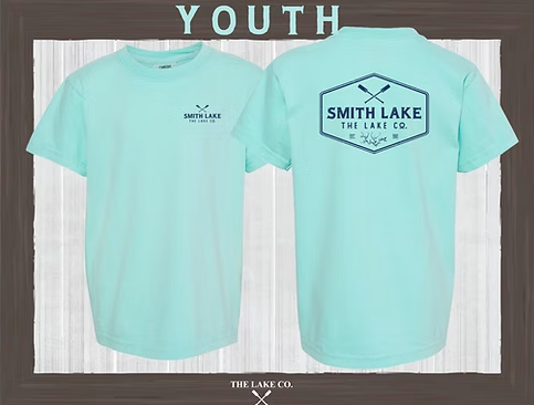 The Lake Company - Smith Lake Youth Crossed Oar Tees