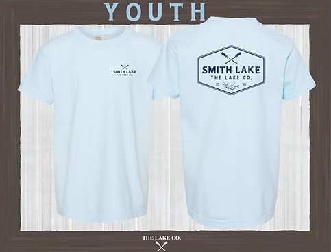 The Lake Company - Smith Lake Youth Crossed Oar Tees