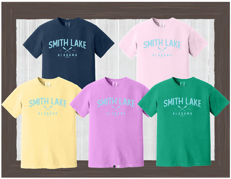 Smith Lake Spring 2026 Front Logo Tee