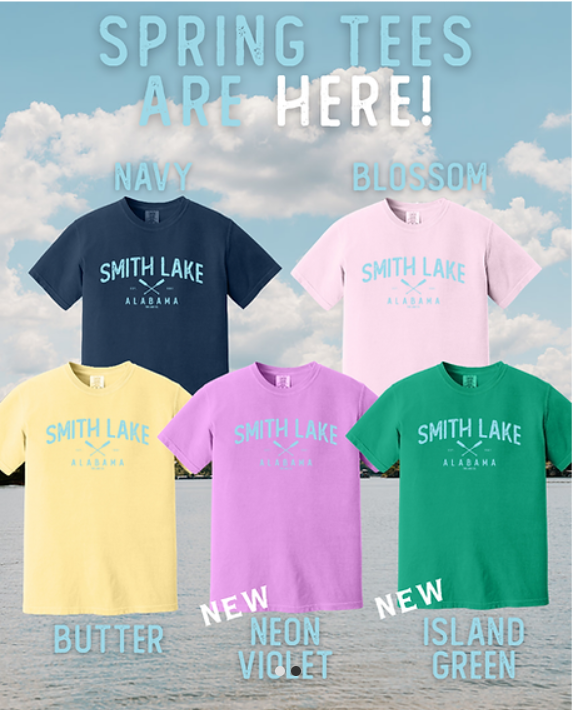 Smith Lake Spring 2026 Front Logo Tee