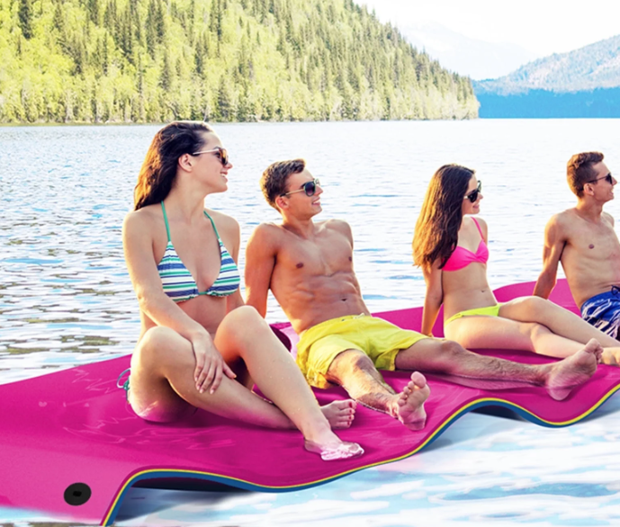 Floating Foam Water Mat, 13x5FT, XPE Foam