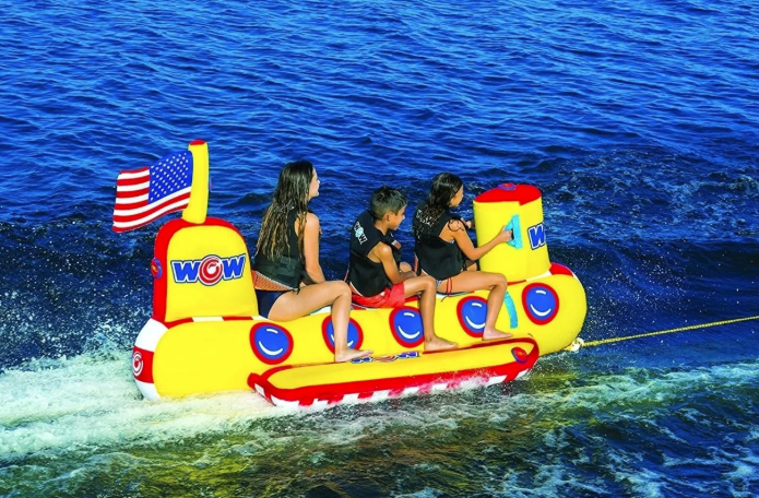 WOW Submarine 3-Person Towable Tube 2