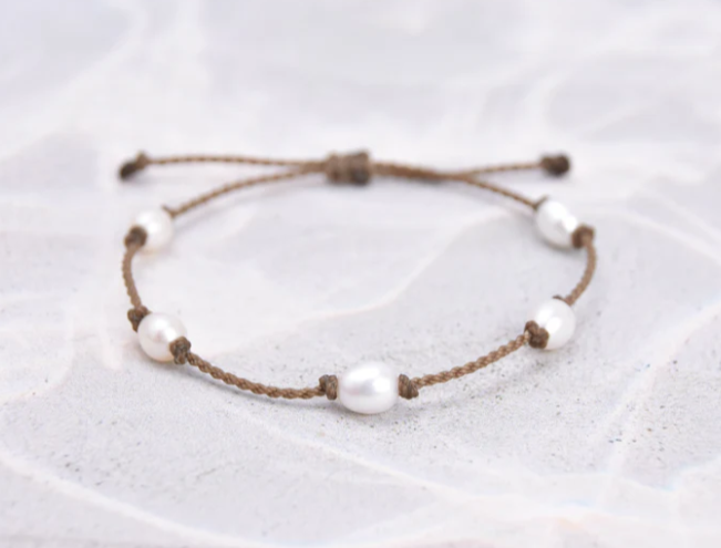 Tula Blue Pearl and Stone Riptide Bracelets 12