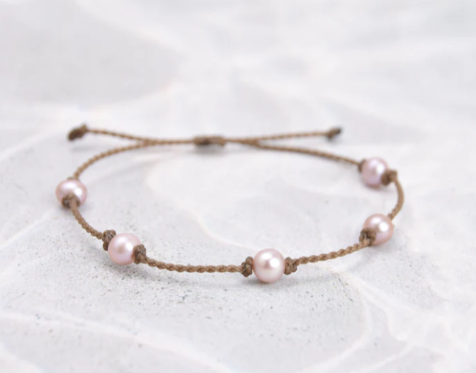 Tula Blue Pearl and Stone Riptide Bracelets 13