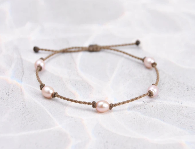 Tula Blue Pearl and Stone Riptide Bracelets 14