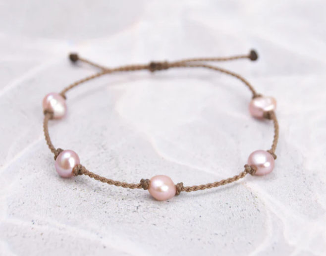 Tula Blue Pearl and Stone Riptide Bracelets 15