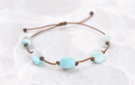 Tula Blue Pearl and Stone Riptide Bracelets 17
