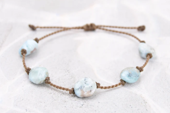 Tula Blue Pearl and Stone Riptide Bracelets 18