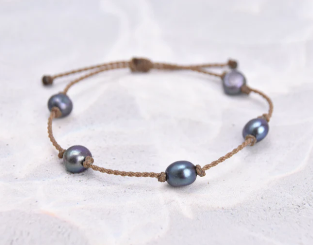 Tula Blue Pearl and Stone Riptide Bracelets 21