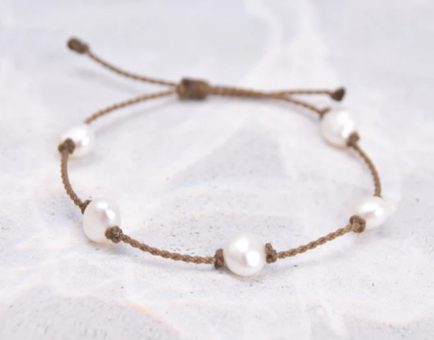 Tula Blue Pearl and Stone Riptide Bracelets 22