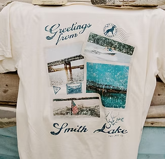 Post Card Collection Smith Lake Tee from the Lake Co.