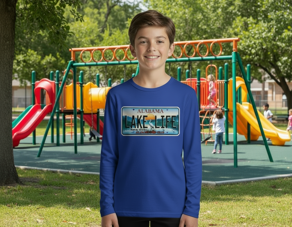 Alabama Lake Life Tag Youth Shirts