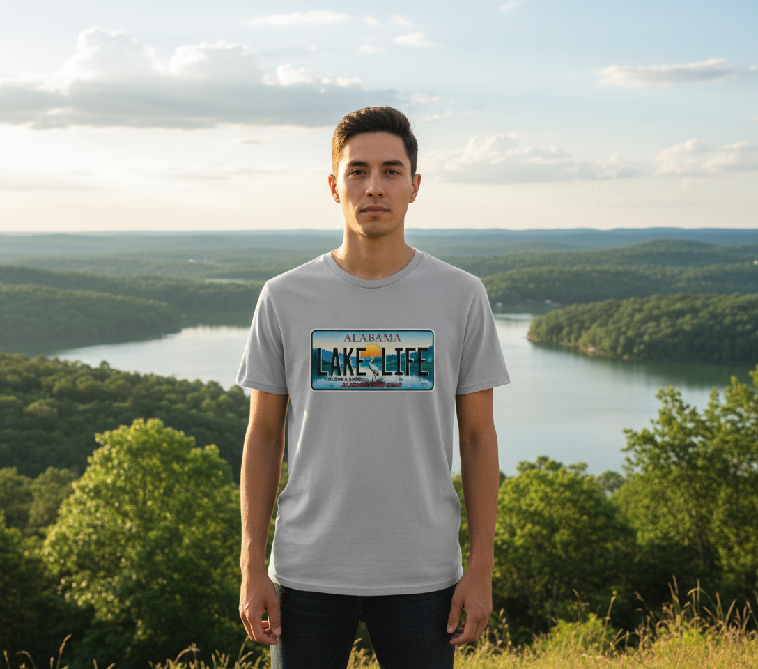 Alabama Lake Life Tag Shirt 3