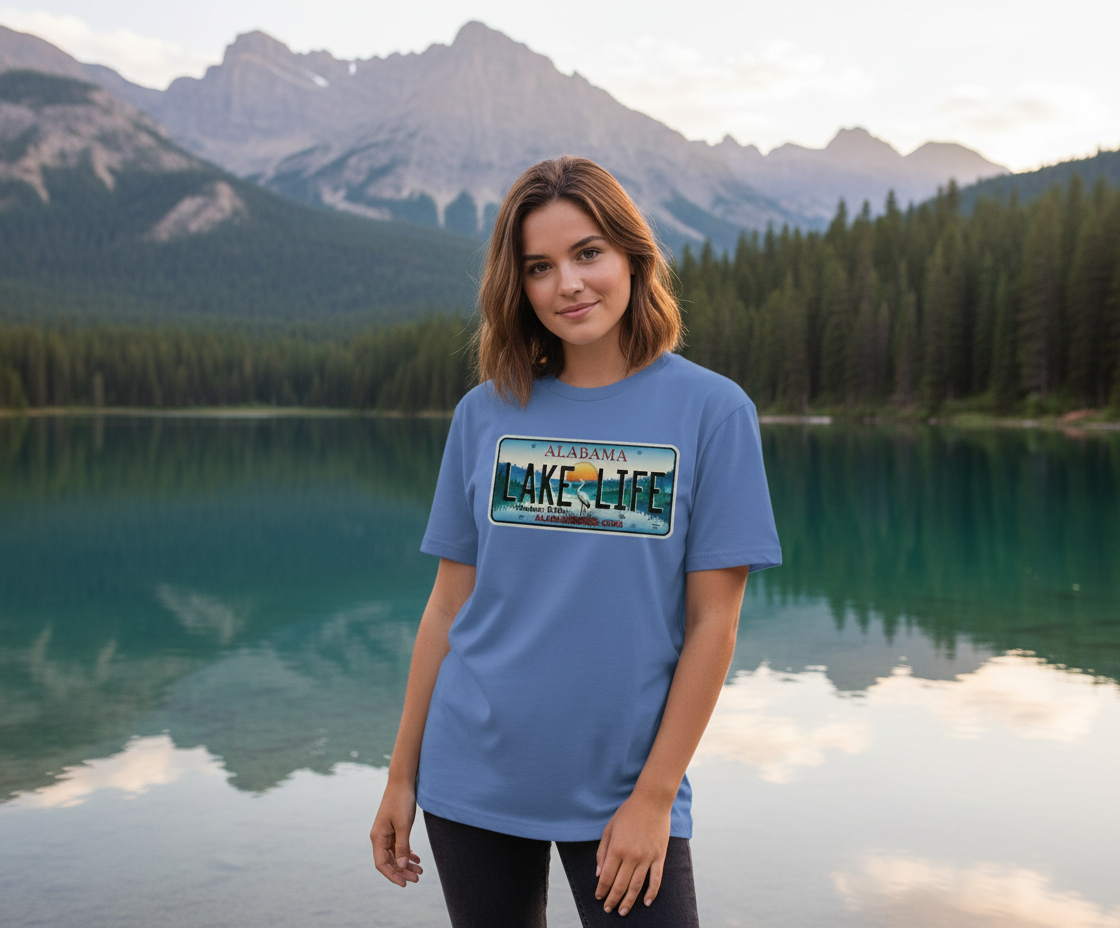 Alabama Lake Life Tag Shirt