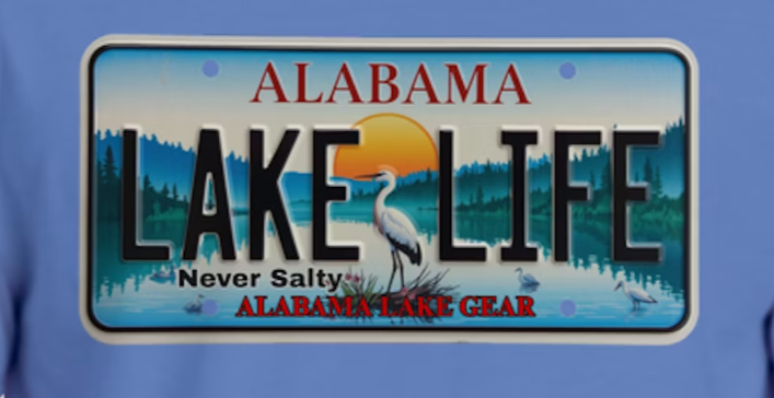 Alabama Lake Life Tag Shirt