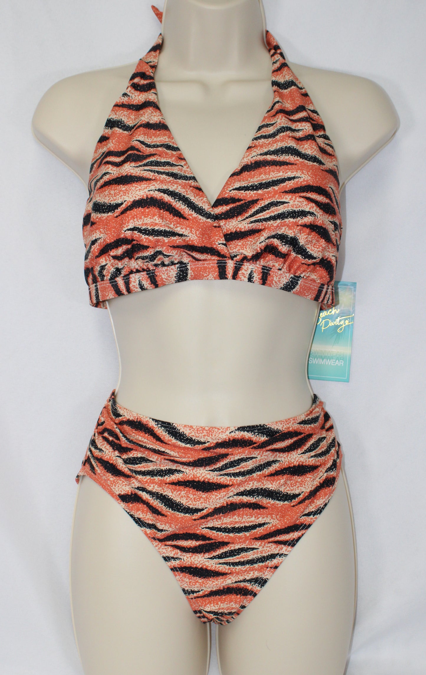 Women's Bikini High Waisted Bottoms Waves