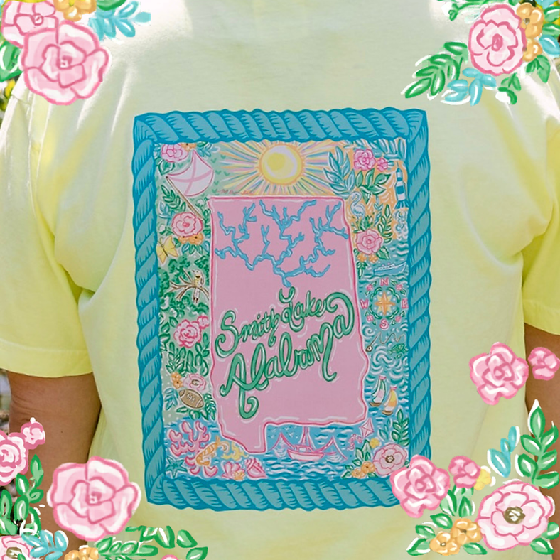 Sweet Home Smith Lake Tee by The Lake Co. 6