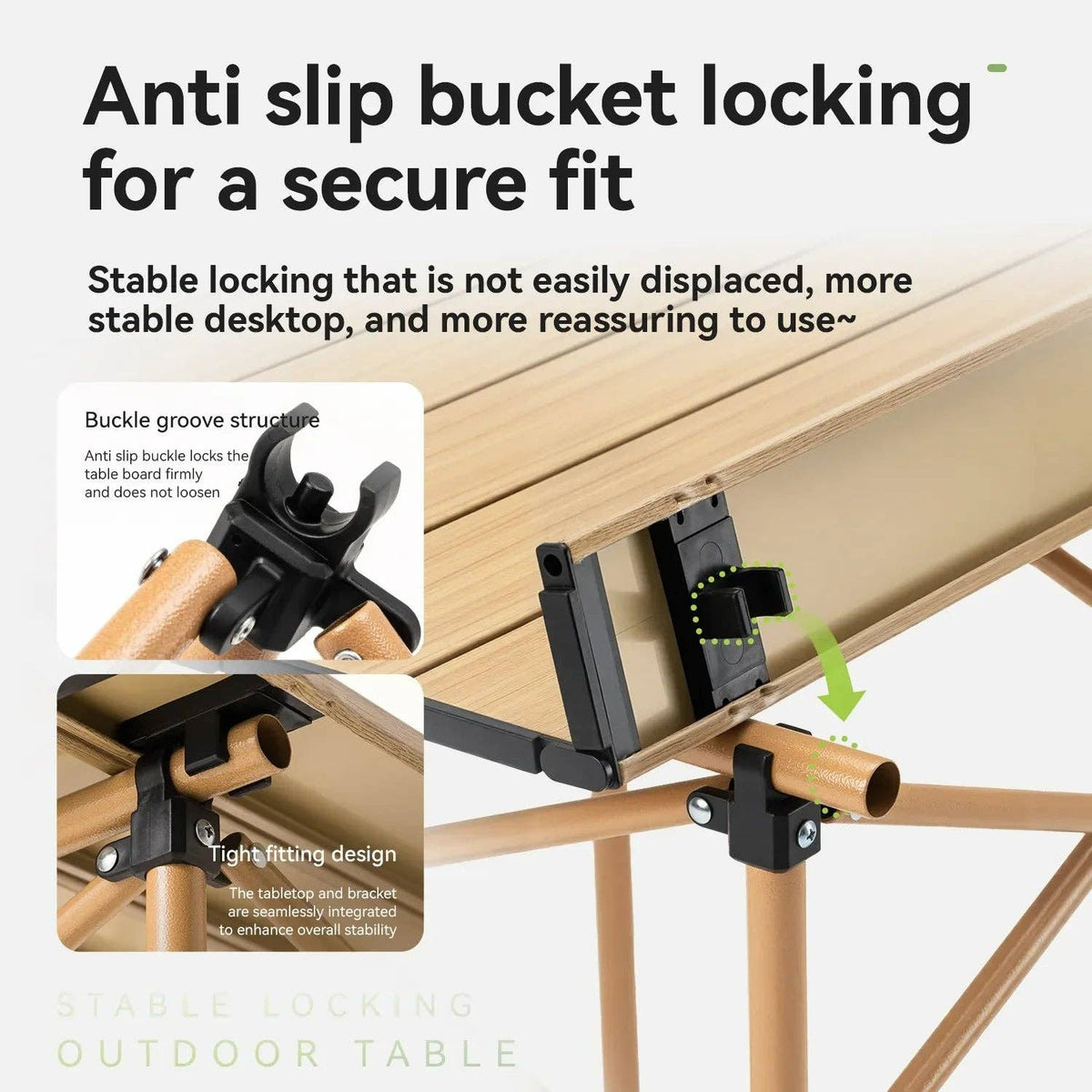 Thickened Steel Portable Folding Table 6