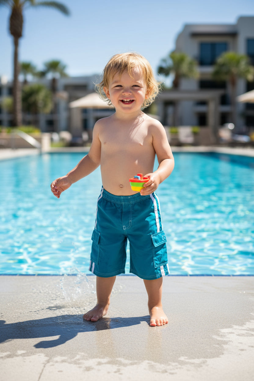 Toddler Boys Swim Trunks Board Short Bathing Suit 3