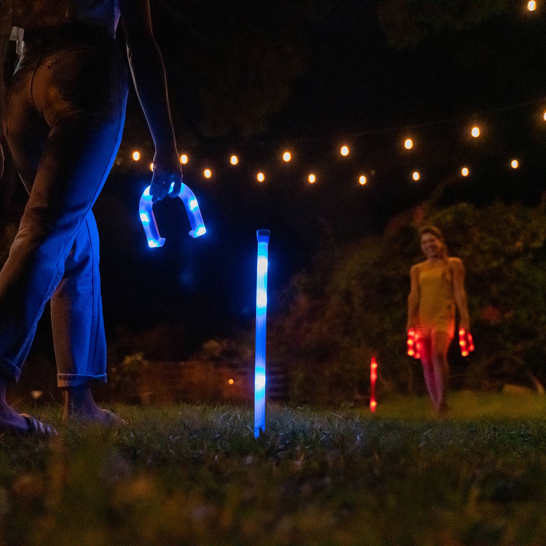 YardCandy Illuminated Horseshoes