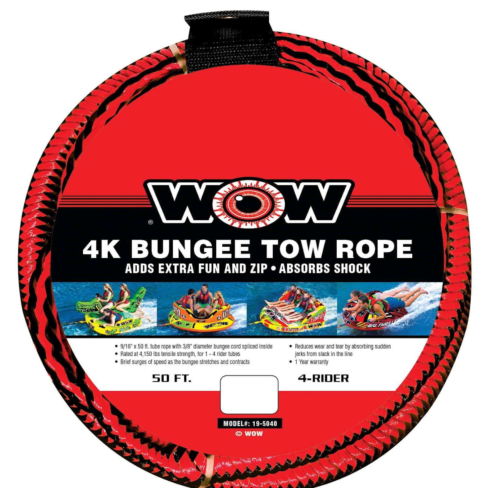 Bungee Tow Rope 50' 1