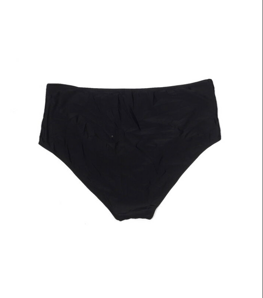 Black Swimsuit Bottom Medium Rise