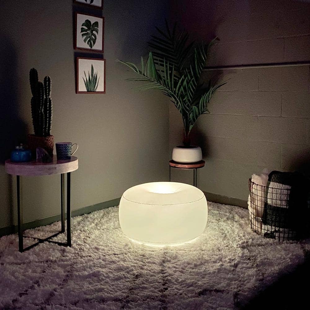 AirCandy Inflatable Illuminated LED Ottoman 5
