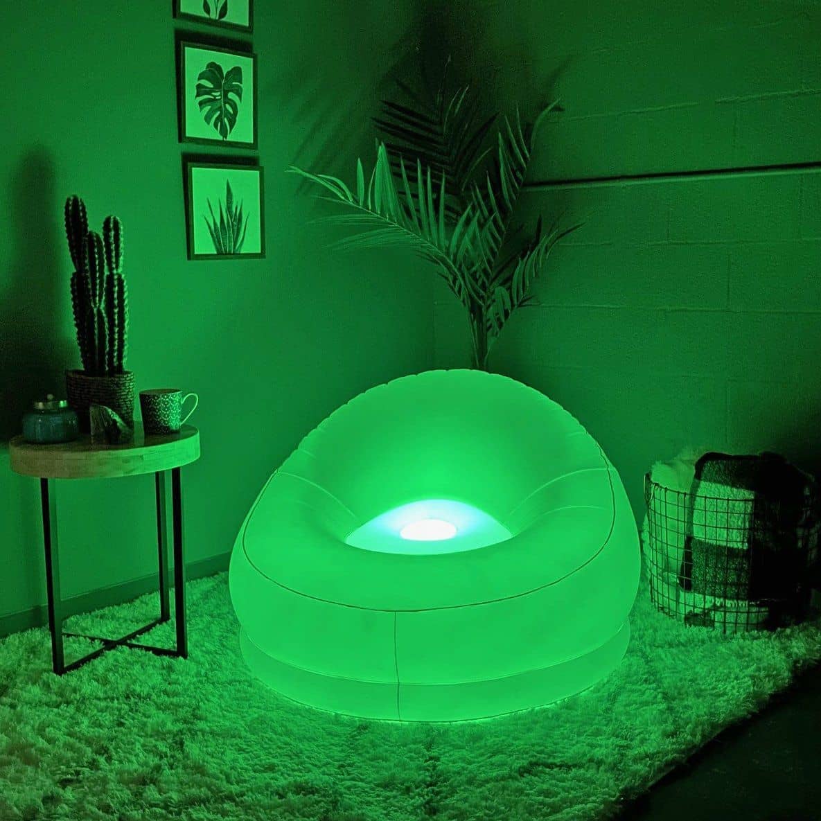 AirCandy Illuminated Color Changing LED Chair with Remote