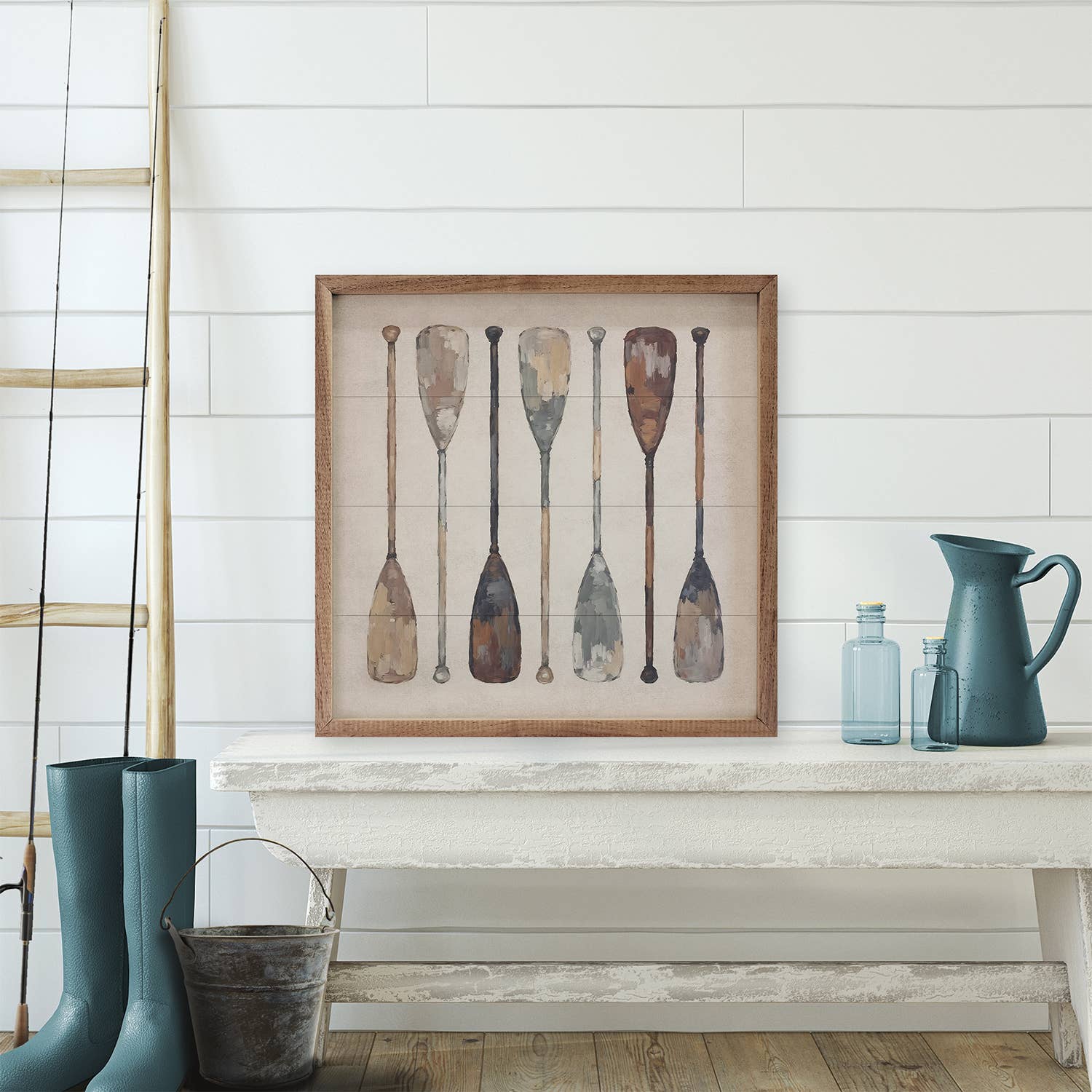 Vintage Boat Oars 2