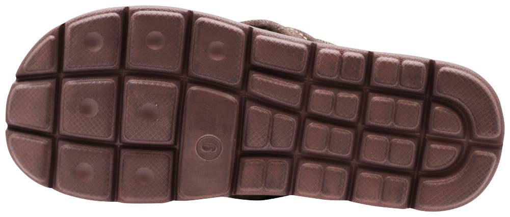 Norty Mens Memory Foam Footbed Comfort Casual Sandal Slip On 4