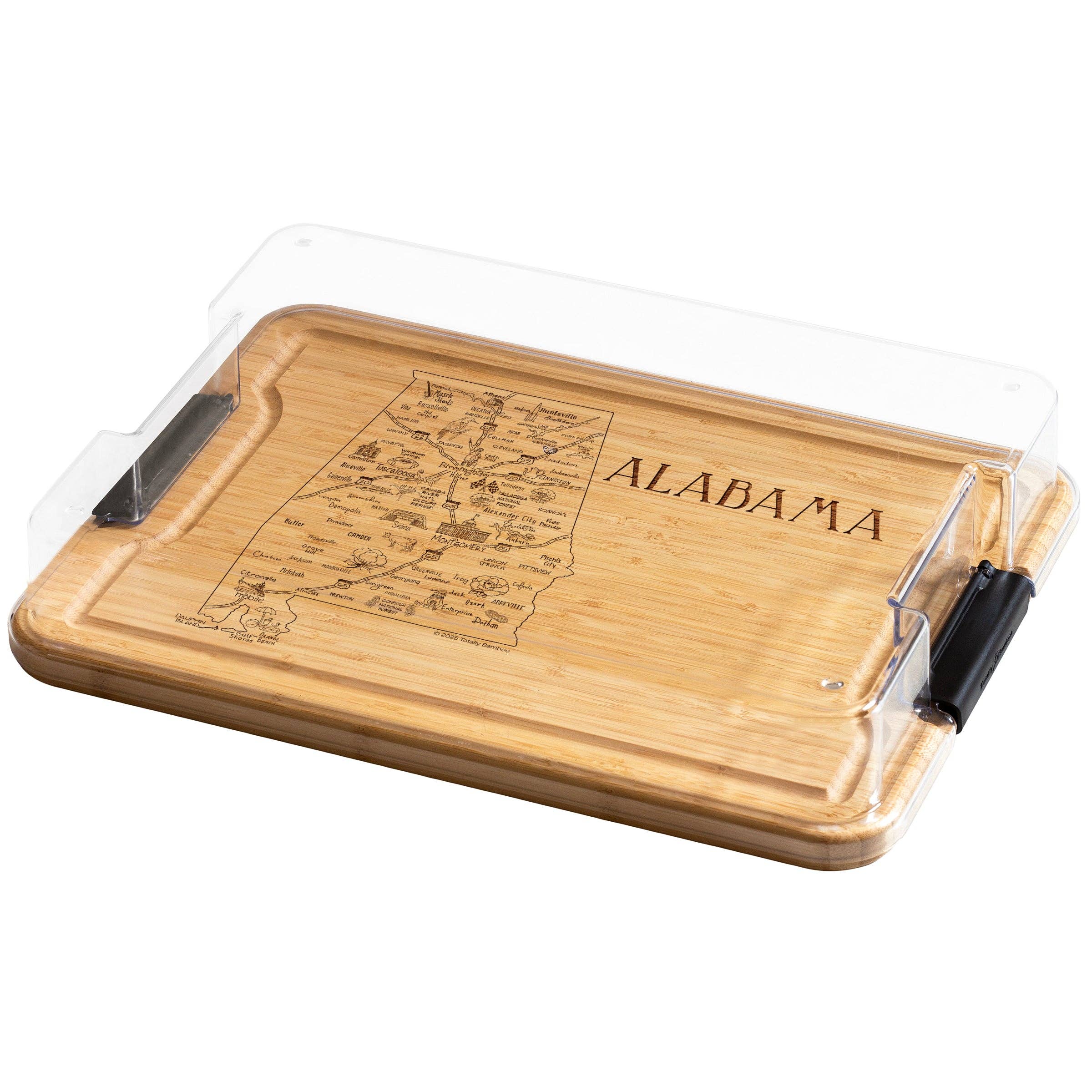 Alabama Charcuterie Board with Lid, Flip, Serve & Store™