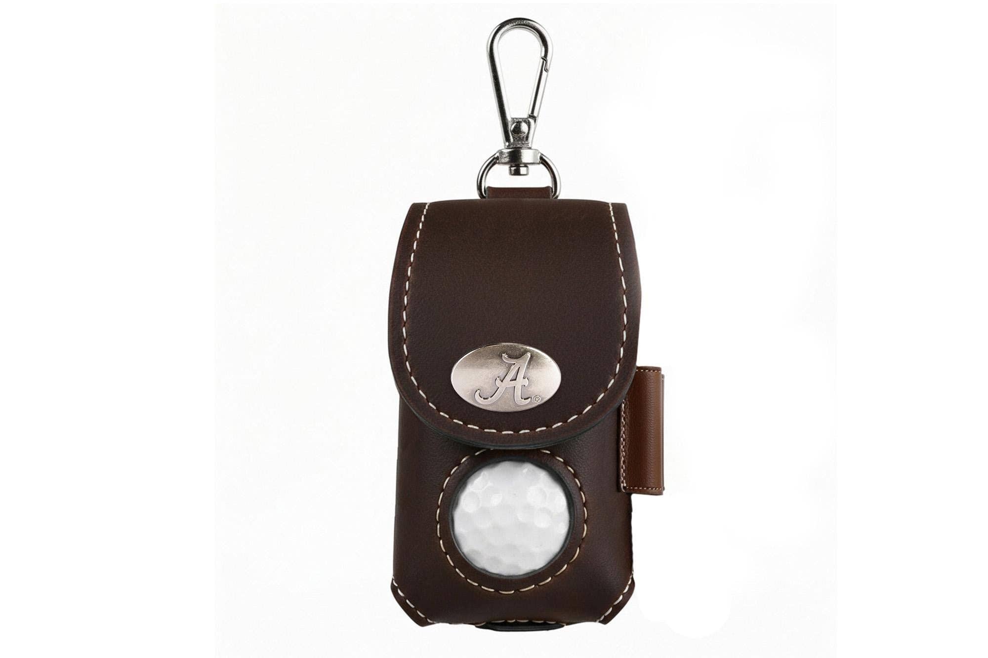 Alabama Crimson Tide Leather Golf Ball and Tee Holder 5
