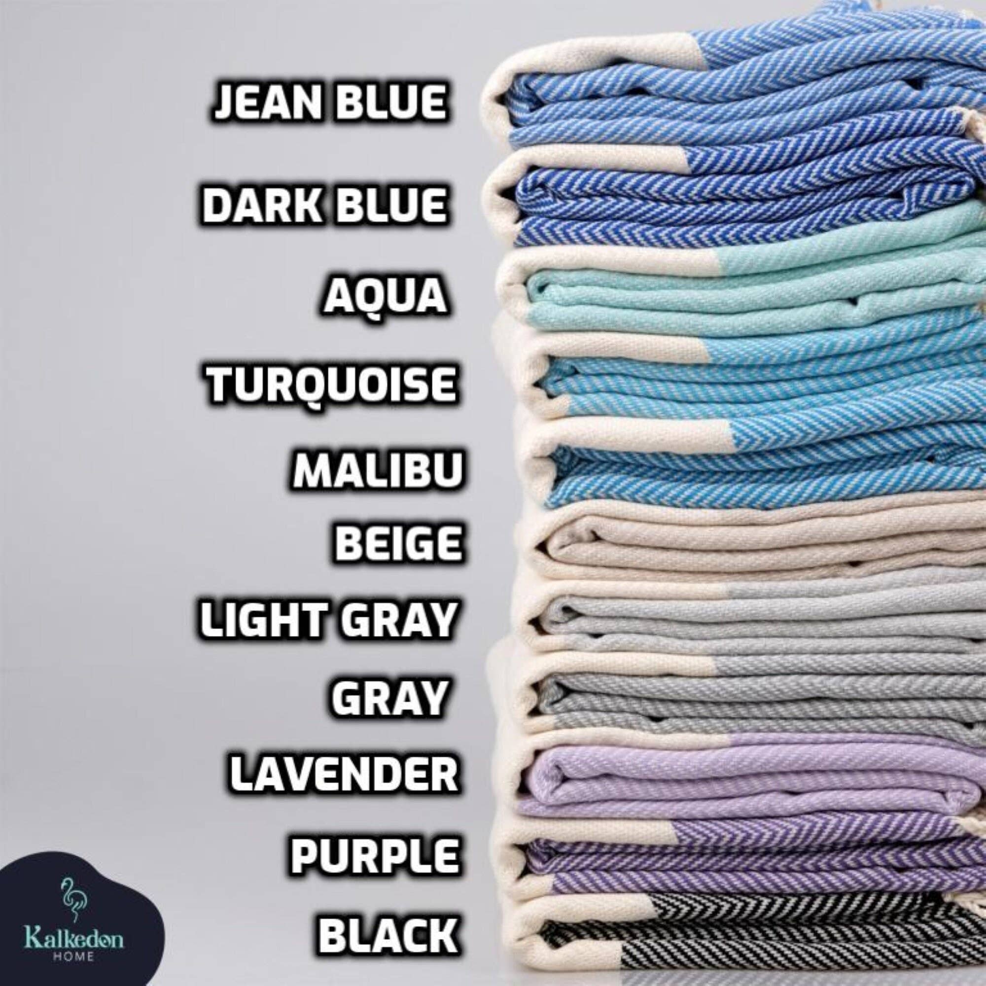 Herringbone Turkish Towel| Personalized Towel | Peshtemal 8
