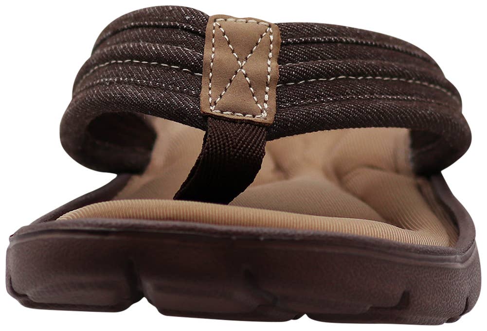 Norty Mens Memory Foam Footbed Comfort Casual Sandal Slip On 5