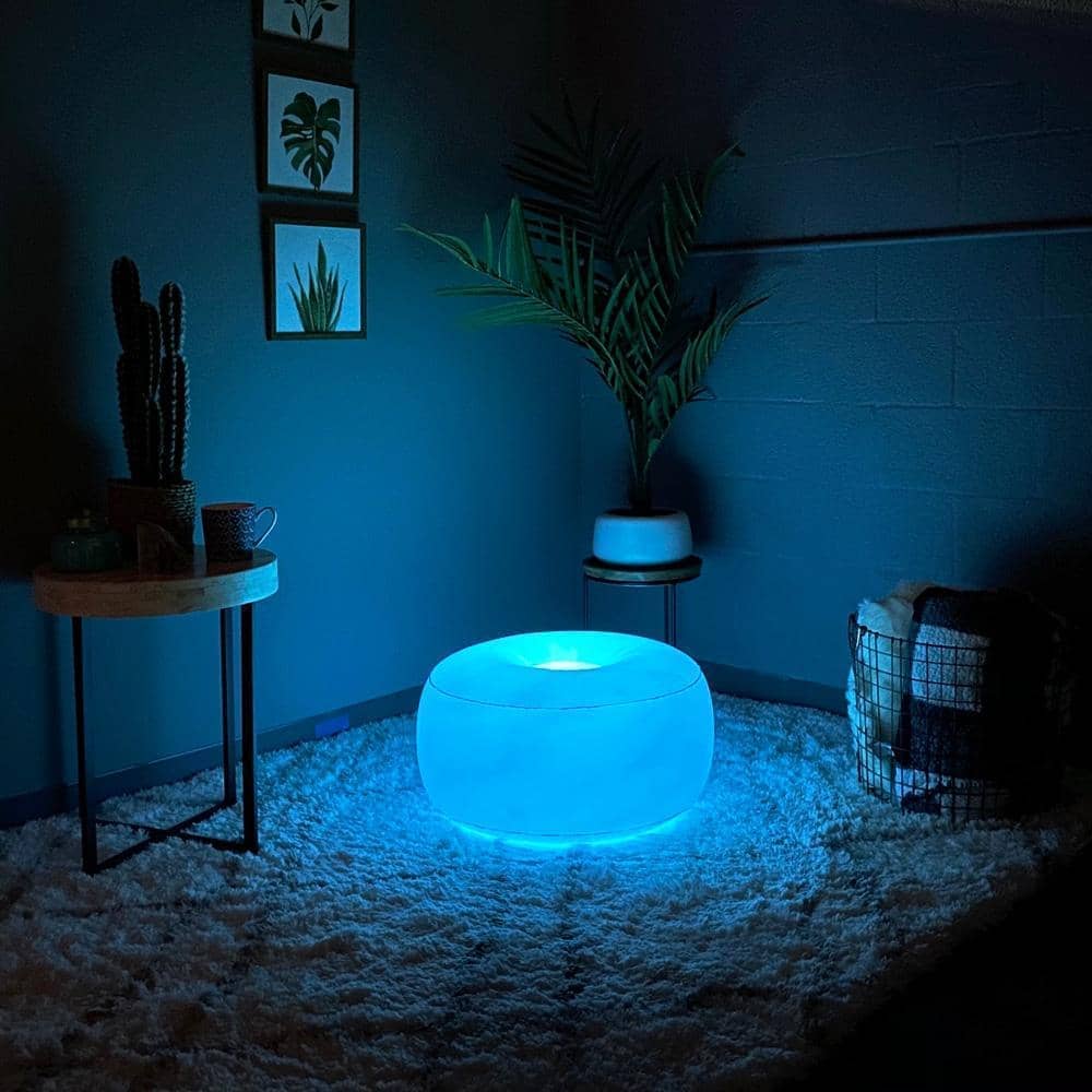 AirCandy Inflatable Illuminated LED Ottoman 4
