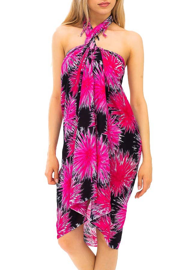 Over Sized Cooling Cotton Sarong Wrap Scarf 6