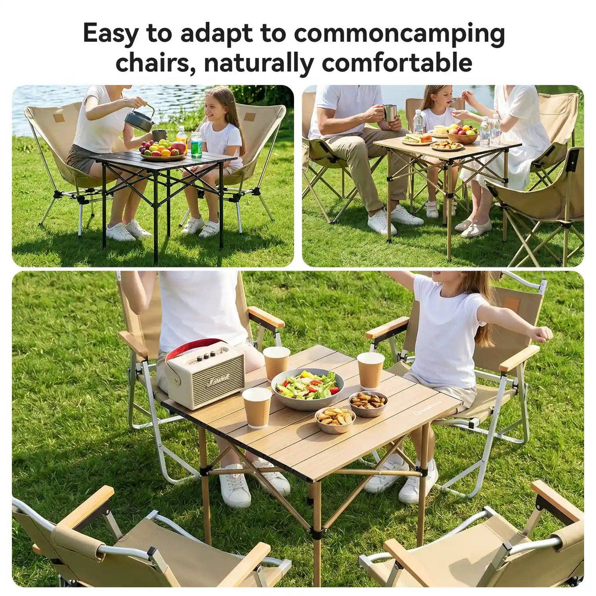 Thickened Steel Portable Folding Table 11